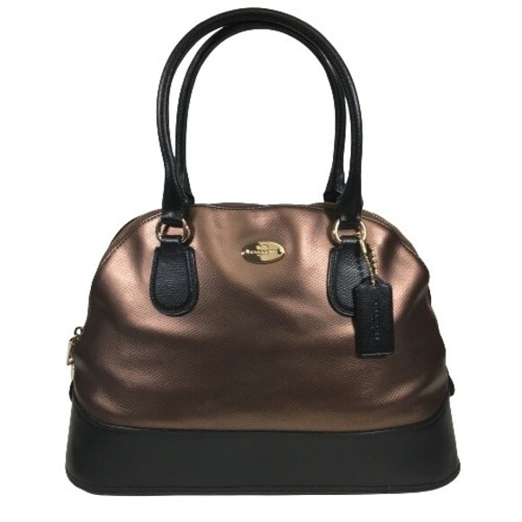 Coach Cora Crossbody Domed Satchel F36057 Crossgrain Leather Bag Purse MRP $395